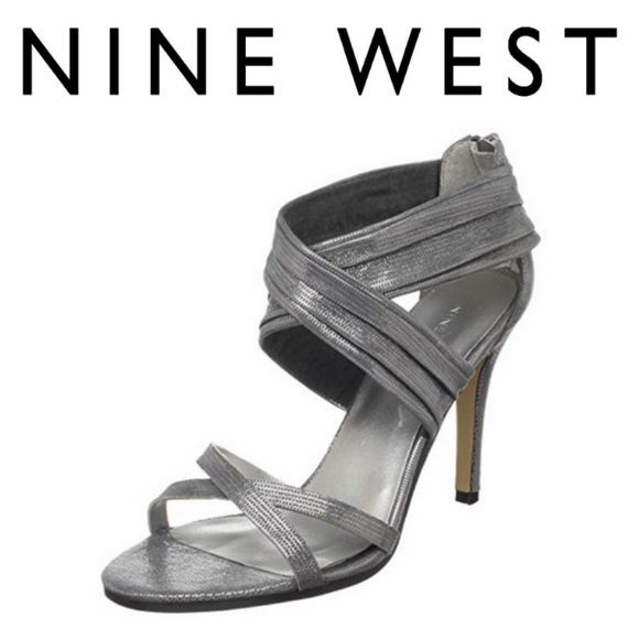 nine west pewter sandals